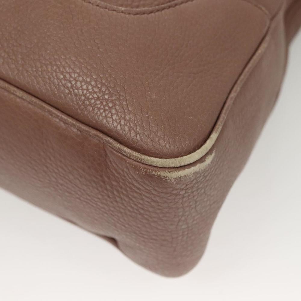 GUCCI Bamboo Hand Bag Leather 2way Pink Gold 282345 Auth ep9020 - Picture 13 of 16